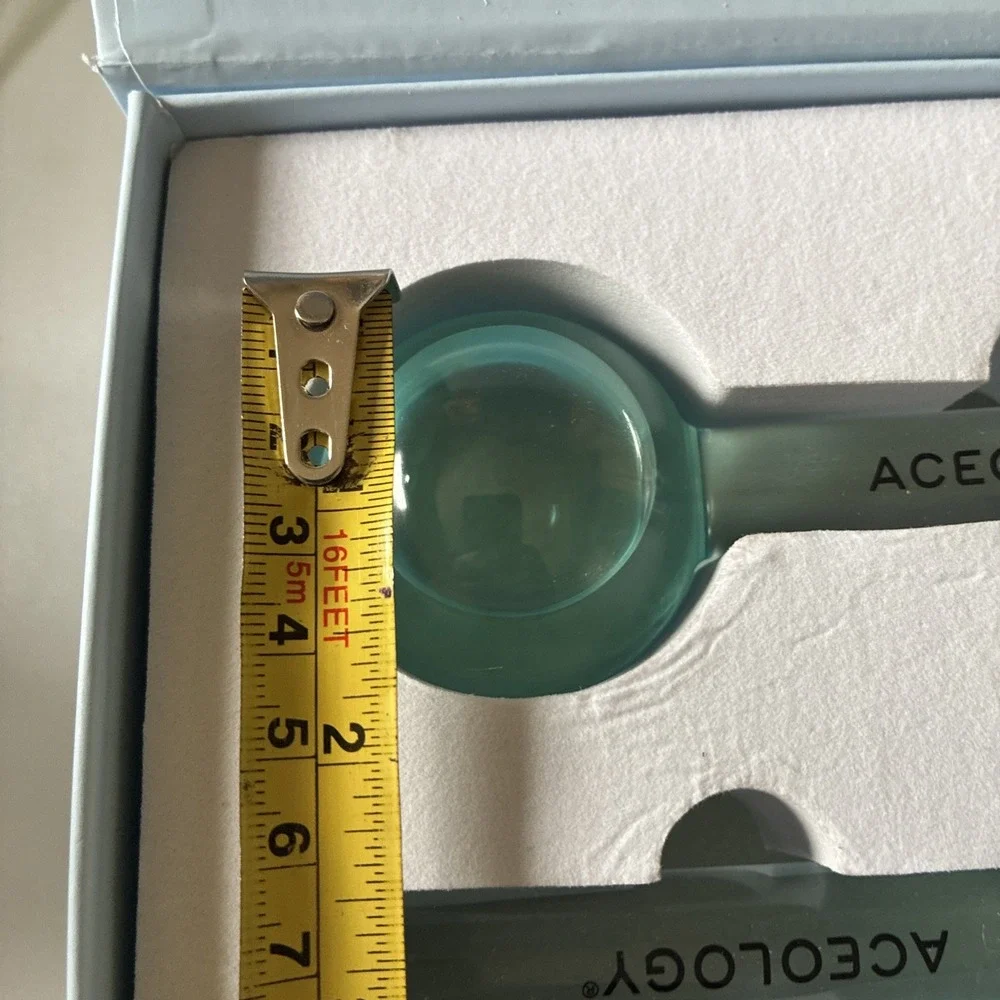 ACEOLOGY- Ice Globe Facial Massager Tighten, Relieves &Cools Young! New Open Box